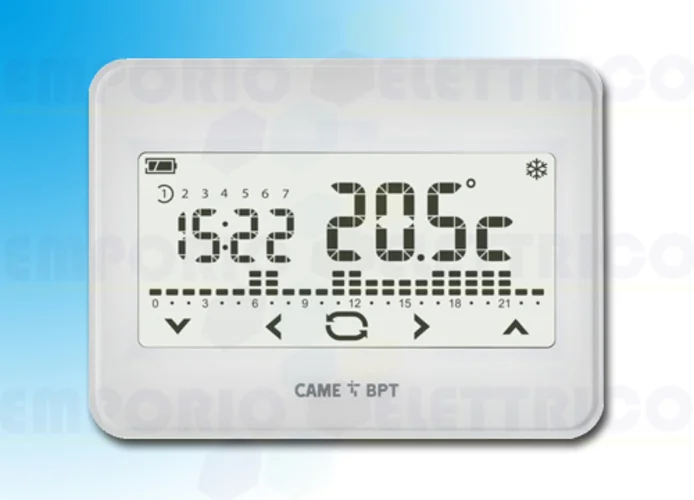 came bpt wall touch screen chronothermostat th/550 wh 230 845aa-0030