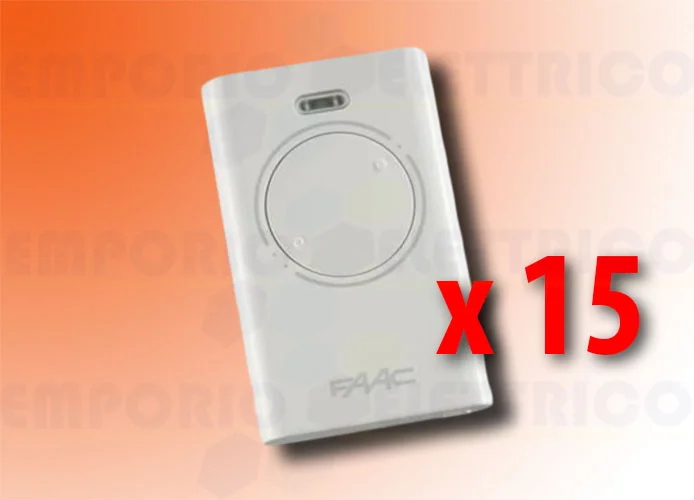 faac 15 x 2-channel remote controls xt2 868 slh lr 787009 