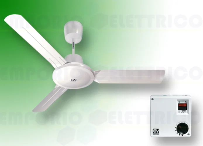 vortice white ceiling fan kit nordik evolution r 120/48 61751 ev61751a
