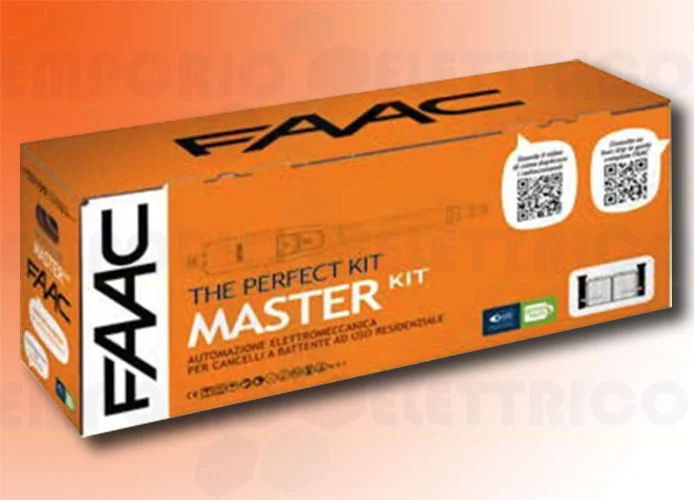 faac automation kit 230v ac master kit perfect 105910fr