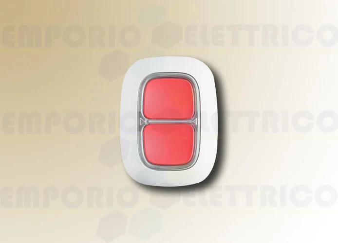 ajax wireless emergency button white doublebotton 38102