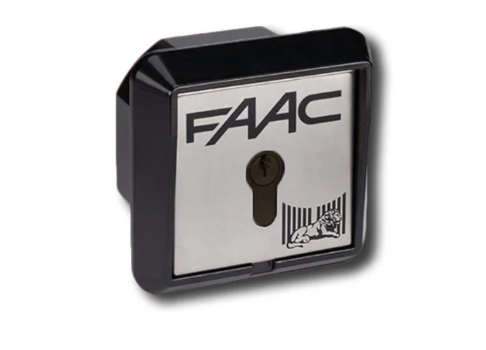 faac recess-mounting key button 2 contacts + electrobrake t21 if 401017