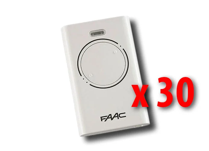 faac 30 x 2-channel remote controls xt2 433 slh lr 787007