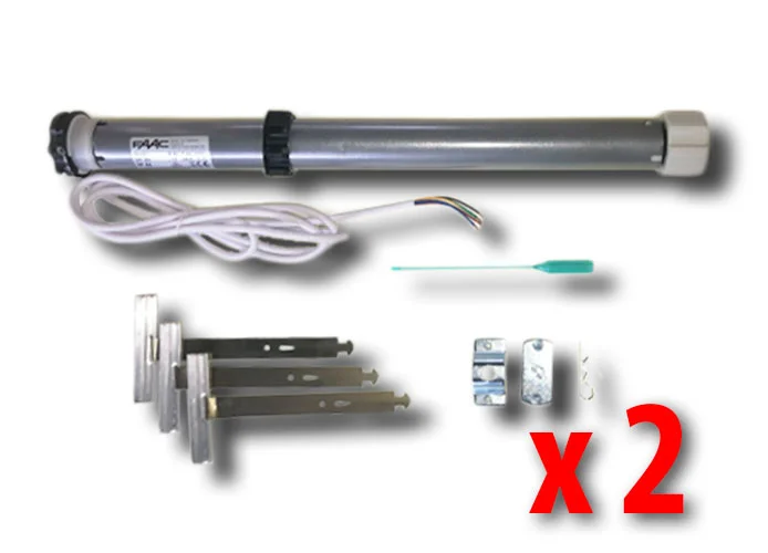 faac tm2k kit tubular mini motor tm245 25/17 45 kg 143201 (ex 132035) x 2