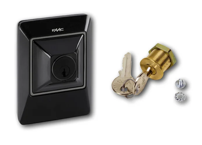 promo faac key and control button + door lock 2easy xk10 b 401304 bundle