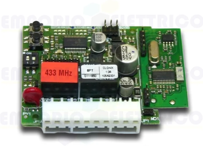 bft 2-channel plug-in receiver 433 mhz clonix 2 d111662
