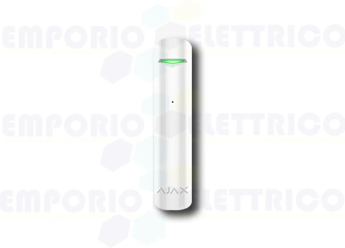 ajax wireless glass break detector glassprotect white 38109