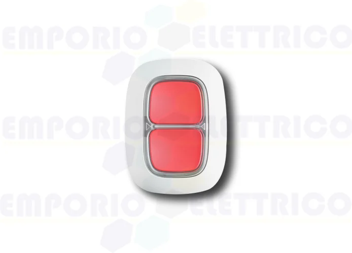 ajax wireless emergency button white doublebotton 38102